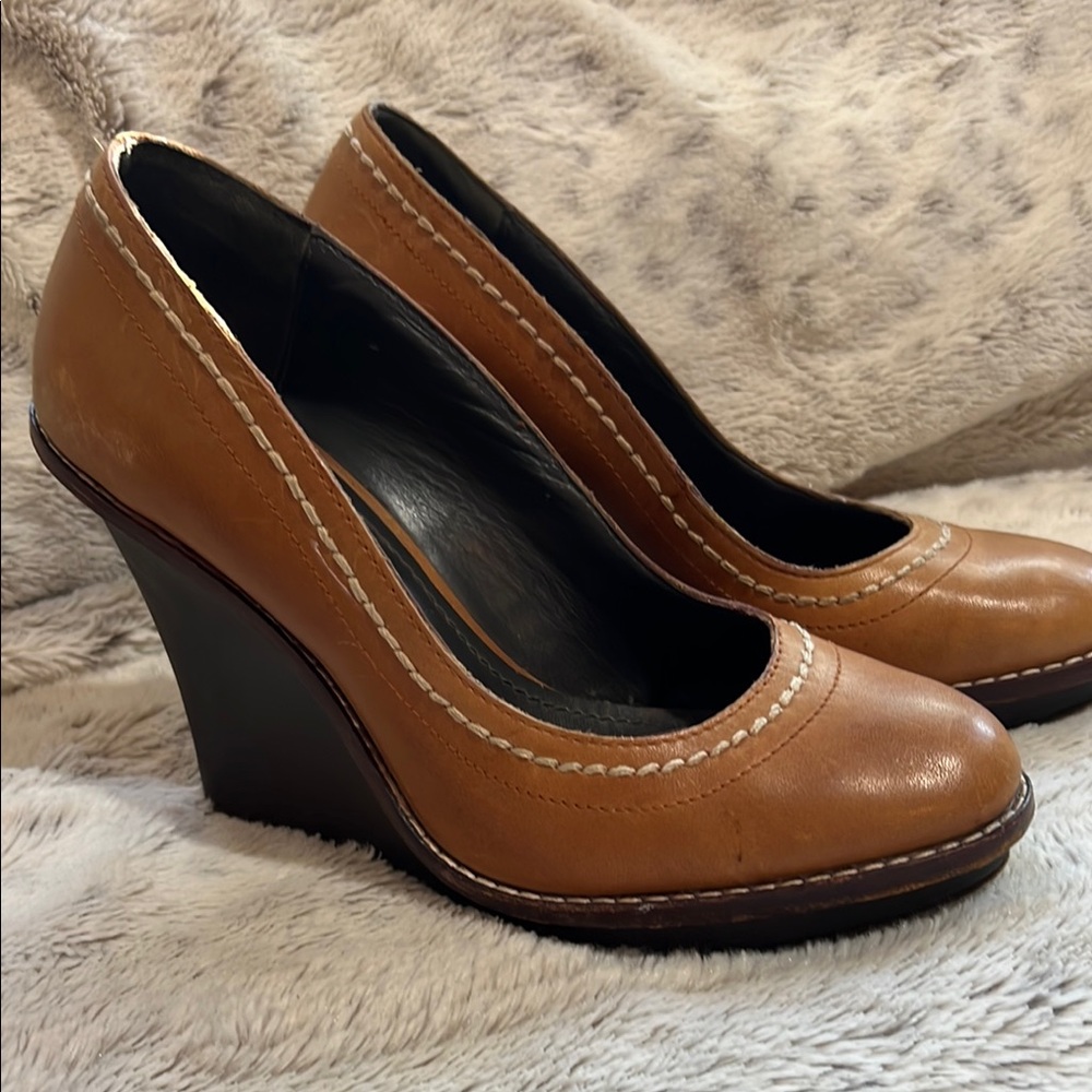 True religion Pauline rust wood wedge